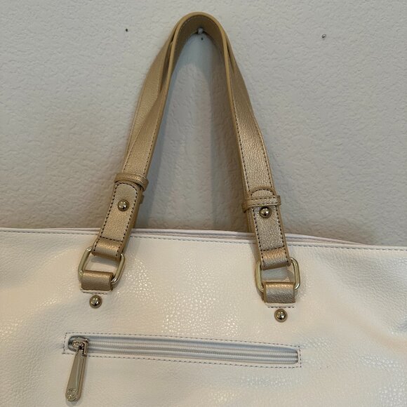 Charming Charlie Beige and Tan Purse - Picture 5 of 7